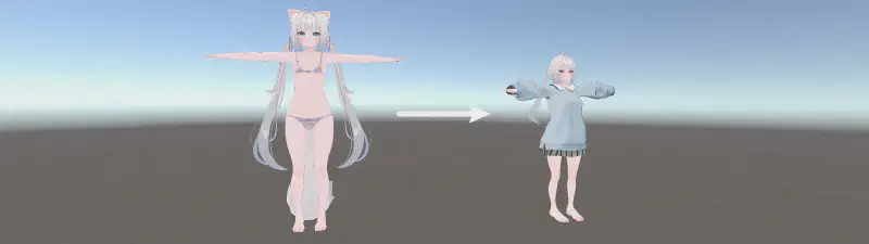 为VRChat改一个符合自己身体比例的模型